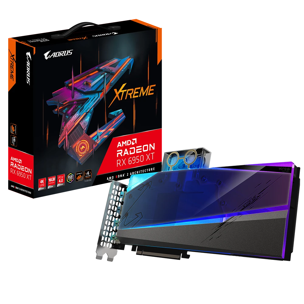 Gigabyte AORUS Radeon RX 6950 XT XTREME WATERFORCE WB 16G